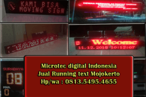 Jual running text Mojokerto – 0813.5495.4655