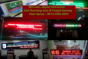 0813.5495.4655(Tsel)Jual Running text Empat lawang