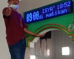 Jual jam sholat digital Sampang hub : 0838.3060.0218